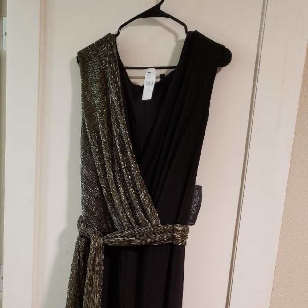 Black and Silver jumpsuit